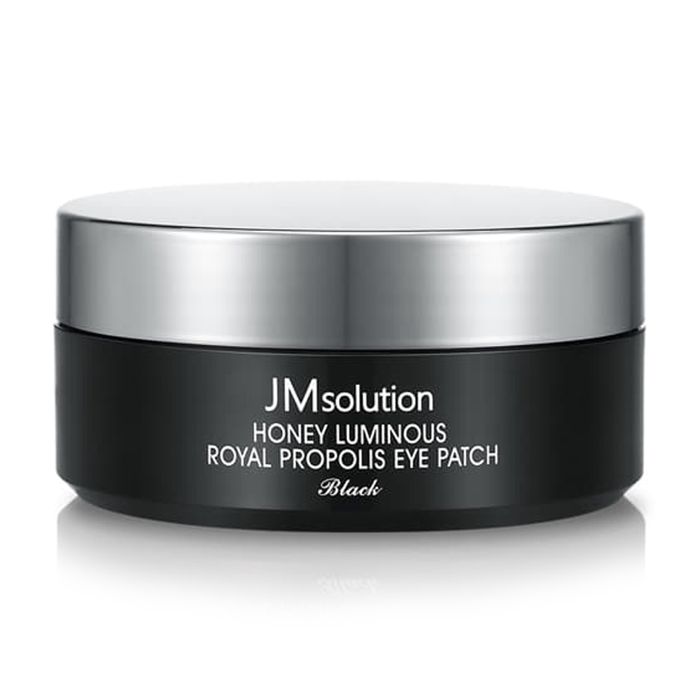 Гідрогелеві патчі для шкіри навколо очей JMsolution Honey Luminous Royal Propolis Eye Patch Black з екстрактом прополісу, 60 шт